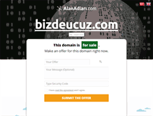 Tablet Screenshot of bizdeucuz.com
